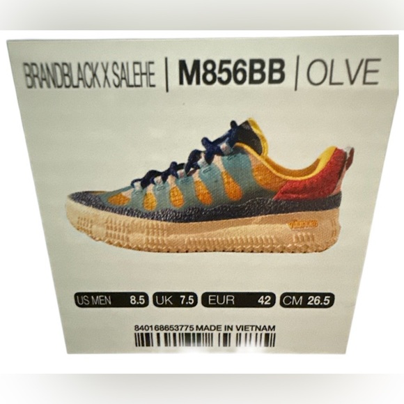 🆕 Brandblack x Salehe Bembury Men's low-top sneakers - Picture 7 of 8